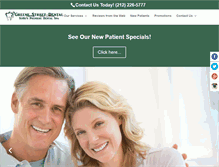 Tablet Screenshot of greenestreetdental.com